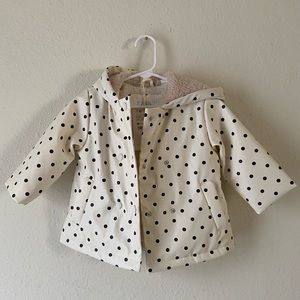 ZARA TODDLER RAIN JACKET POLKA DOLT